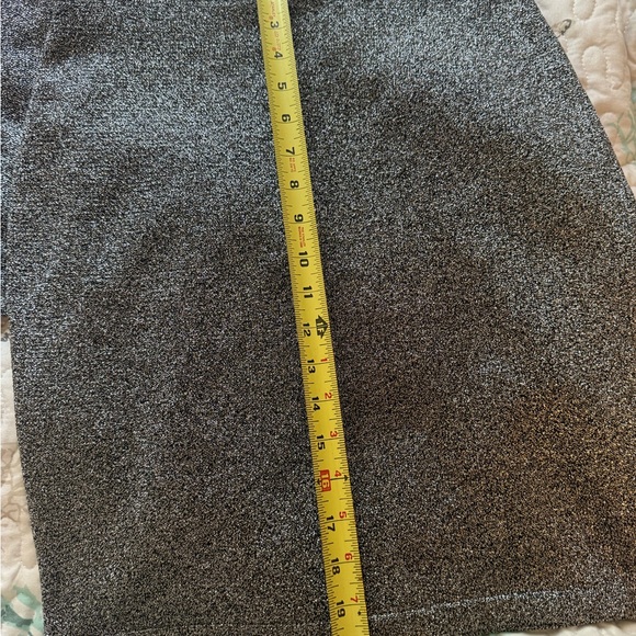 Adrienne Vittadini Petites Matching Metallic Knit Hoodie + Skirt Set - Picture 11 of 14